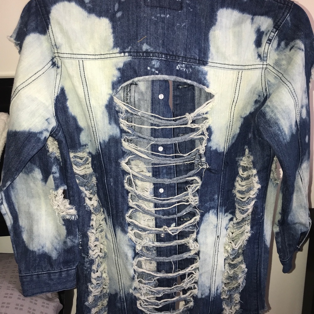Distressed Denim Jacket